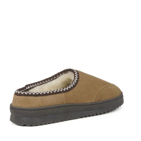 EMU Australia - Unisex Platinum Outback Scuff Slippers - Chestnut - Size 12