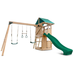 Lifespan Kids Montrose Play Centre Set with 2.2m - Green Slide