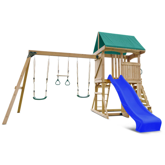 Lifespan Kids Carindale Play Centre Set with 2.2m Blue Slide