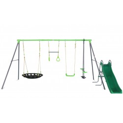 Lifespan Kids Lynx Metal Swing Set with Slide