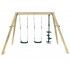 Lifespan Kids Forde 3-Station Timber Swing Set