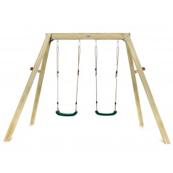 Lifespan Kids Holt 2-Station Timber Swing Set