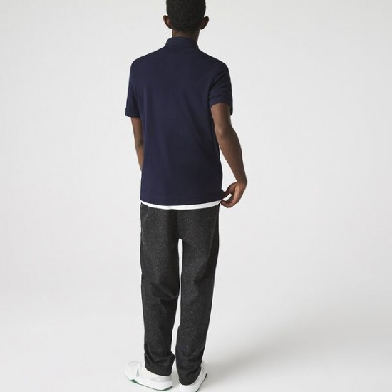 Lacoste Paris Regular Fit Stretch Polo Mens - Navy Blue