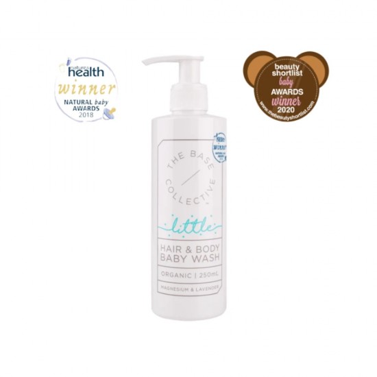 The Base Collective Little by TBC Magnesium & Lavender Hair + Body Wash 250ml