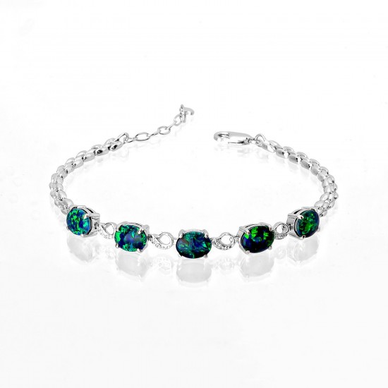 Wellington Jeweller - Elegance Triplet Opal Bracelet